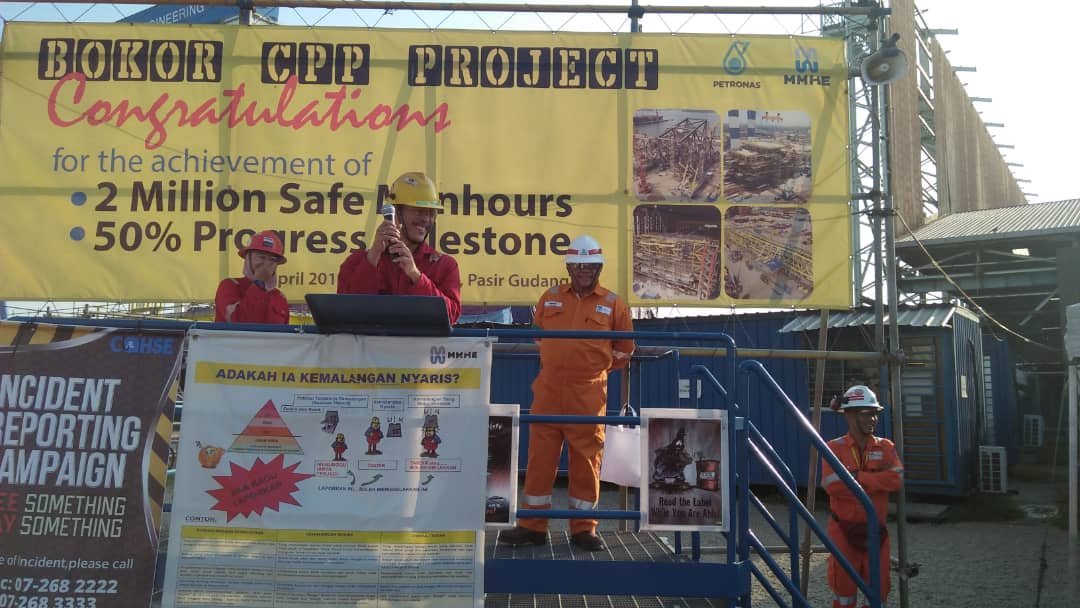 Petronas - MMHE Bokor CPP (Best Welder Award to Jurunature Team)