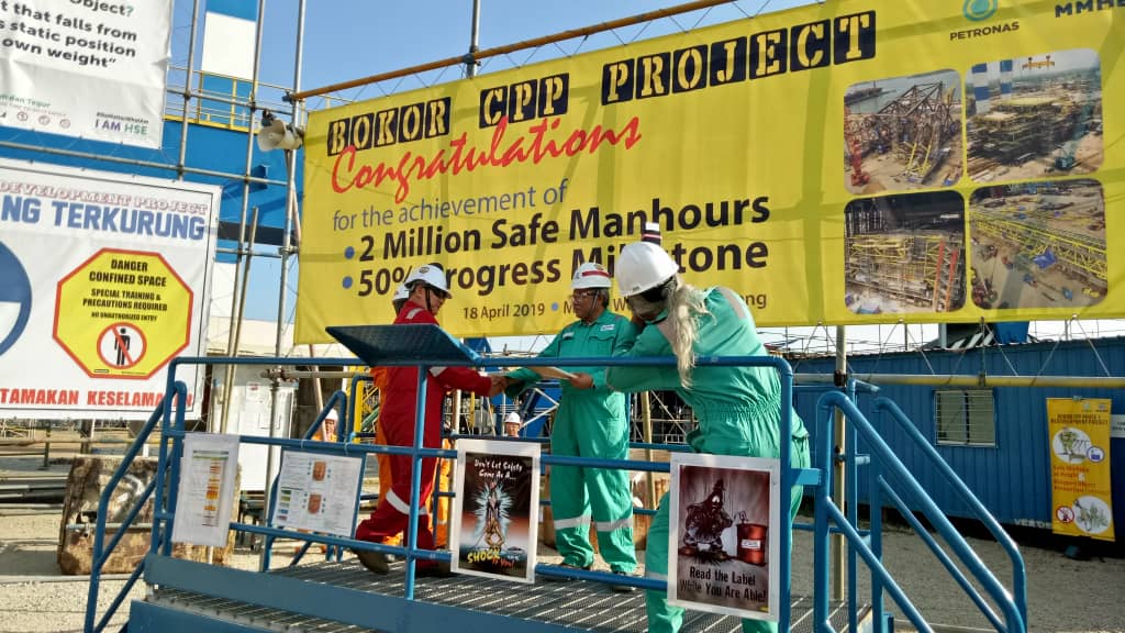 Petronas - MMHE Bokor CPP Project 2 Million Safe Manhours Achievement