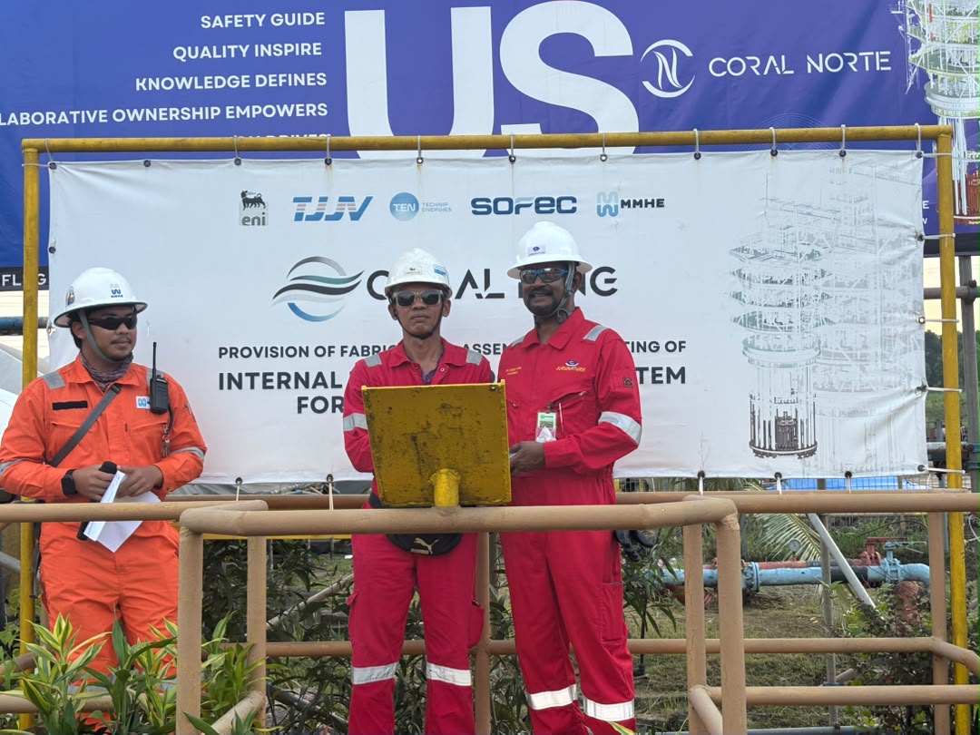 Jurunature Management Visit to MMHE FLNG Internal Turret Project