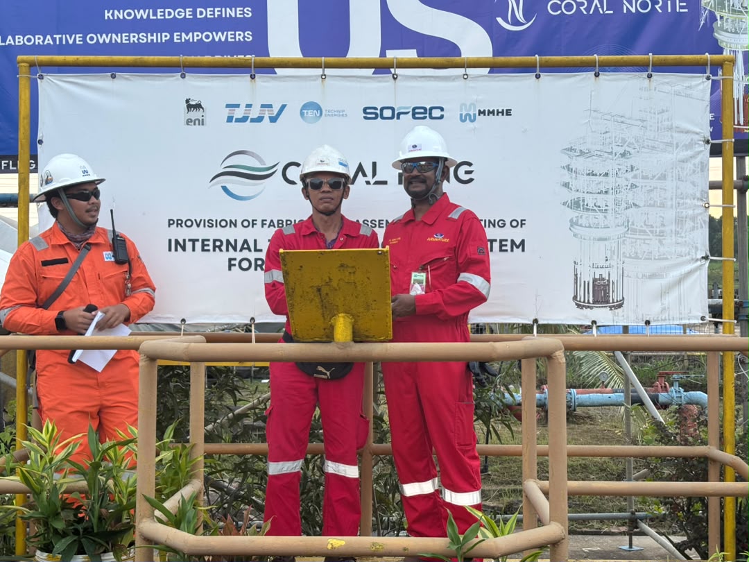 Jurunature Management Visit to MMHE FLNG Internal Turret Project