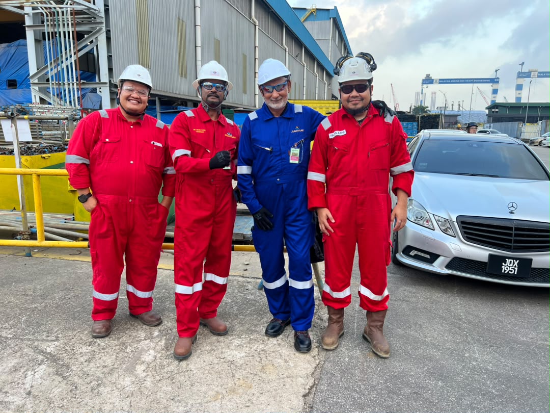 Jurunature Management Visit to MMHE FLNG Internal Turret Project